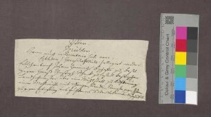 Der Basler Bischof Johann Heinrich von Ostein belehnt Hans Christoph Schenk von Castell mit einer Mühlstatt zu Istein.