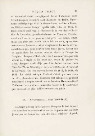 III. - Apprentissage à Rome (1608-1611)