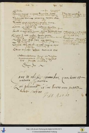 (51r) Eintrag von J. H. Aisbe (?, 16./17. Jh.).
