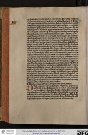 Circa quod queruntur quinque, primo utrum papa possit dispensare quod homo occidatur absque transgressione divini precepti...
