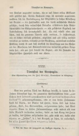 432-452 Dionysius der Areopagita : III.