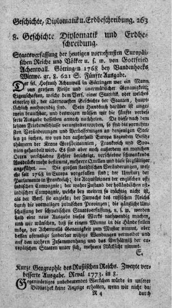 Staatsverfassung der heutigen vornehmsten europäischen Reiche und Völker. 5.Ausg.