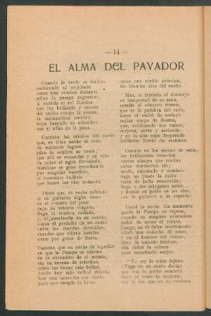 El alma del payador
