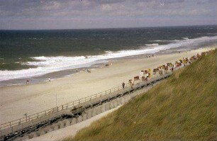 Westerland: Strandkörbe