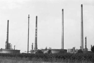 Esso-Raffinerie bei Karlsruhe
