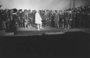 Szenenbilder aus der Oper "Fidelio" von Ludwig van Beethoven an der Städtischen Oper (heute Deutsche Oper) Berlin