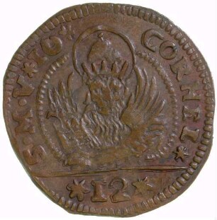 Münze, Soldo, 1709 - 1722