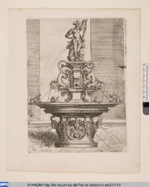 Brunnen mit einem Bogenschützen