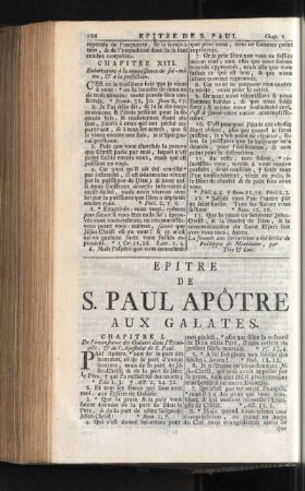 Epitre De S. Paul Apôtre Aux Galates