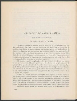Suplemento de América Latina