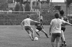 Fußballturnier der Karlsruher Realschulen auf dem Sportgelände des TSV Rintheim