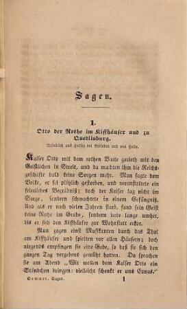 Sagen, Märchen und Gebräuche aus Sachsen und Thüringen, 1