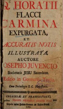 Q. Horatii Flacci Carmina