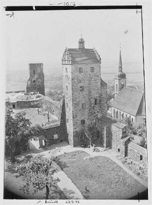 Stolpen. Seigerturm und Siebenspitzenturm
