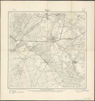 Meßtischblatt 2054 : Topper, 1911 : Topper. - Aufn. 1894, hrsg. 1896, einz. Nachtr. 1911. - 1:25000. - [Berlin]: Reichsamt für Landesaufnahme, 1911. - 1 Kt.