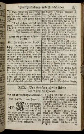 XXXI. Von Erlösung allerley Uebels Leibes und der Seelen.