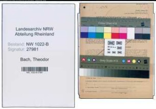 Entnazifizierung Theodor Bach , geb. 01.03.1896 (Gastwirt)