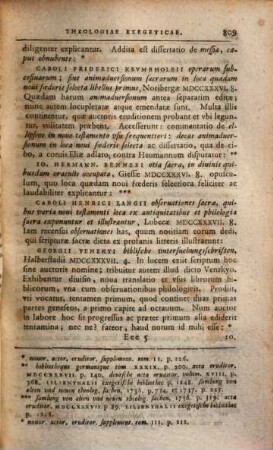Jo. Georgii Walchii bibliotheca theologica selecta litterariis adnotationibus instructa. 4,3