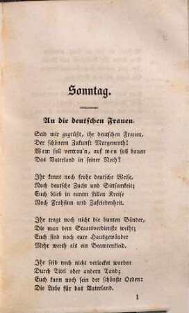 Unpolitische Lieder, 2