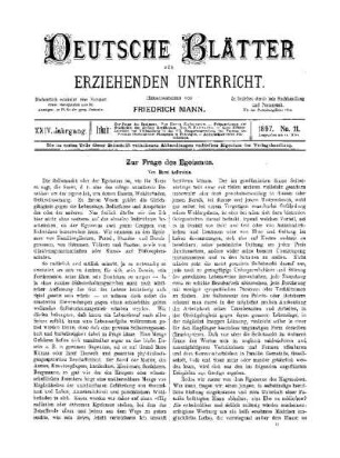 Zur Frage des Egoismus