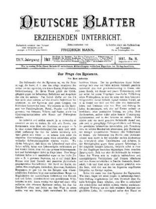 Zur Frage des Egoismus