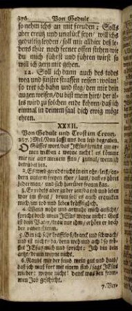 XXXII. Von Geduld und Trost im Creutz. - XXXIII. Von der Ubergab des Hertzens.