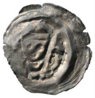 Fundmünze, Brakteat, 1257 - 1285