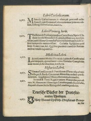 Libri Catholicorum.