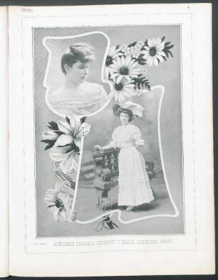 [Fotografía de] Señoritas Gabriela Godefroy y María Antonieta Gibson