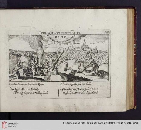 A13. Falckenstein, "Oculus Jehovae cuncta videt"