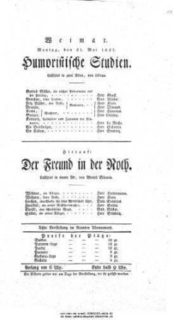 Der Freund in der Noth