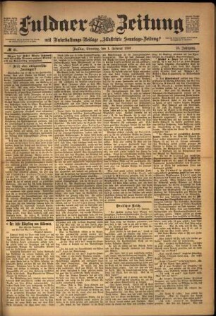 Ausgabe vom Dienstag, den 01. Februar 1898.