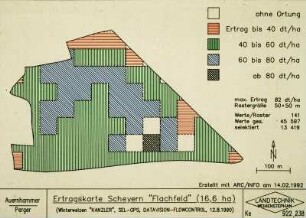Ertragskarte Scheyern "Flachfeld" (16,6 ha)