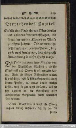 Dreyzehendes Capitel