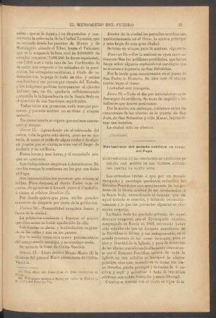 Movimiento del mundo católico en favor del Papa