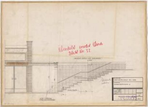 Grund, Peter; Bad Vilbel; Ernst Reuter Schule - Block A Eingangstreppe (Schnitt)