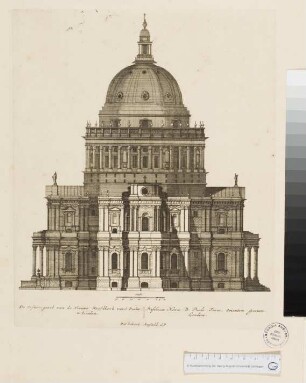 Ansicht der Paulskirche in London