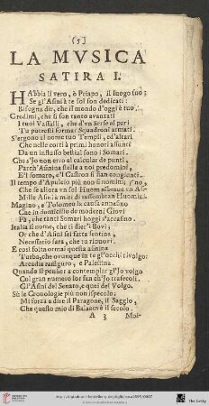 La musica: Satira I.