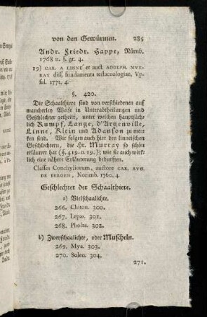 285-295, § 420 - 430