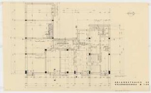 Wohnhäuser Uhlandstraße 39 / Lietzenburger Straße 40, Berlin-Wilmersdorf: Grundriss Kellergeschoss 1:50