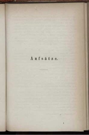 Aufsätze.