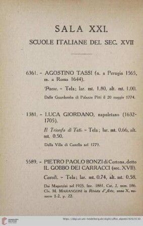 Sala XXI