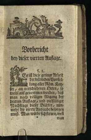 Vorbericht bey dieser vierten Auflage