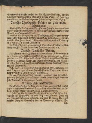 Teutsche Artzeney Bücher.