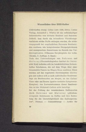 Wesentliches über IDEE-Kaffee