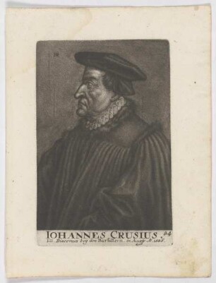 Bildnis des Iohannes Crusius