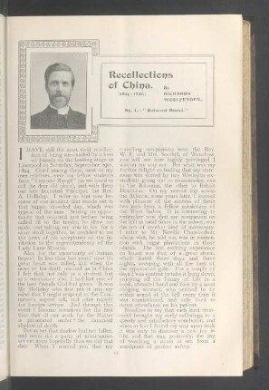Recollections of China (1894—1898)