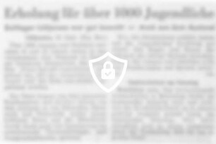 Erholung für über 1000 Jugendliche