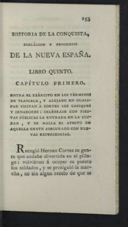 Libro quinto.