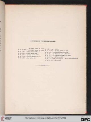 Berichtigung von Druckfehlern
